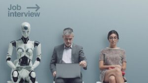 sostituzione lavoratori con intelligenza artificiale job interview colloquio di lavoro