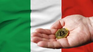 bitcoin Italia bandiera