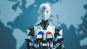 Intelligenza artificiale robot intervista