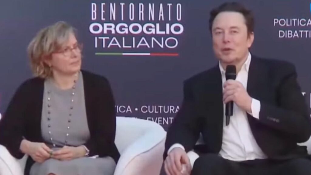 Elion Musk intervistato da Nicola Porro