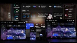 UXDA interfaccia bancaria per apple vision pro